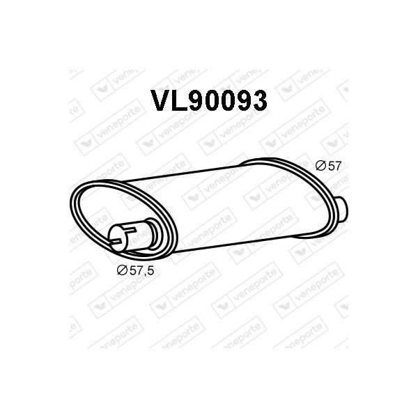 Tłumik VOLVO - 1271261 1378237 1378696