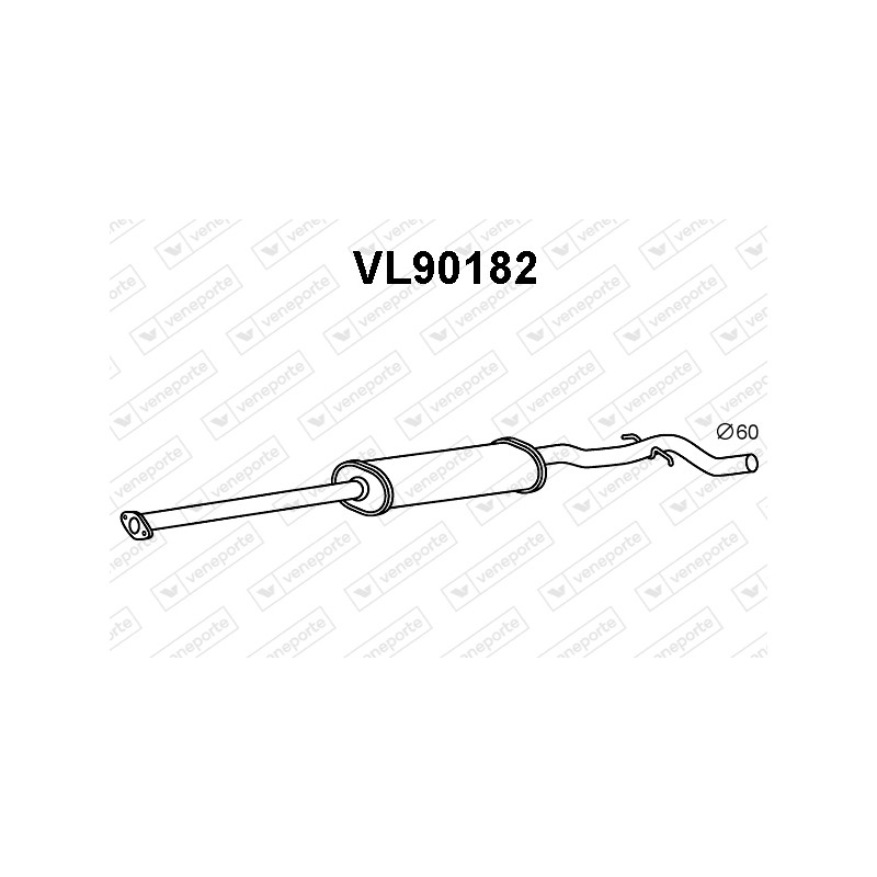 Tłumik VOLVO - 8624765 9404420 9492257