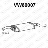 Tłumik VOLKSWAGEN - 191253609A 191253609AB 191253609AC