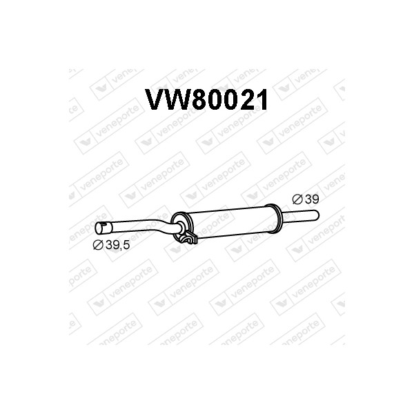 Tłumik VOLKSWAGEN - 867253209A 867253209E 867253209F