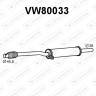 Tłumik VOLKSWAGEN - 867253209B 867253209C 867253209K