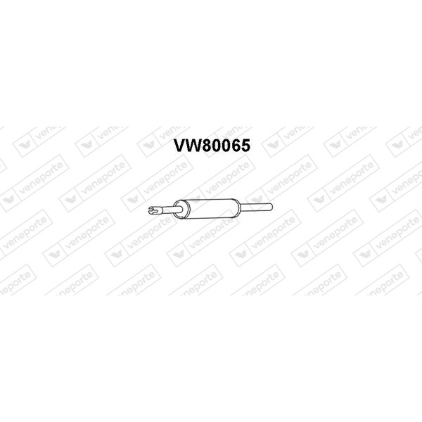 Tłumik VOLKSWAGEN - 191253209A 191253209E 191253209H