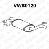 Tłumik VOLKSWAGEN - 1H0253409B 1H0253409E 1H0253409Q