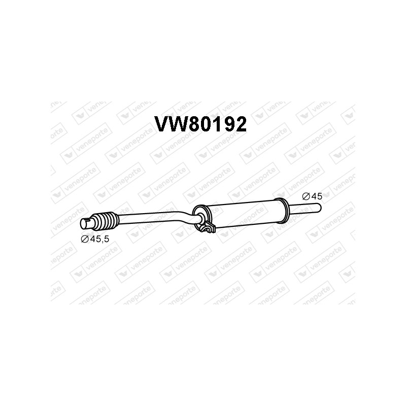 Tłumik VOLKSWAGEN - 867253209J 867253209L 871253209E