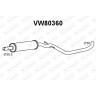 Tłumik VOLKSWAGEN - 1T0253209C 1T0253209D 1T0253209P