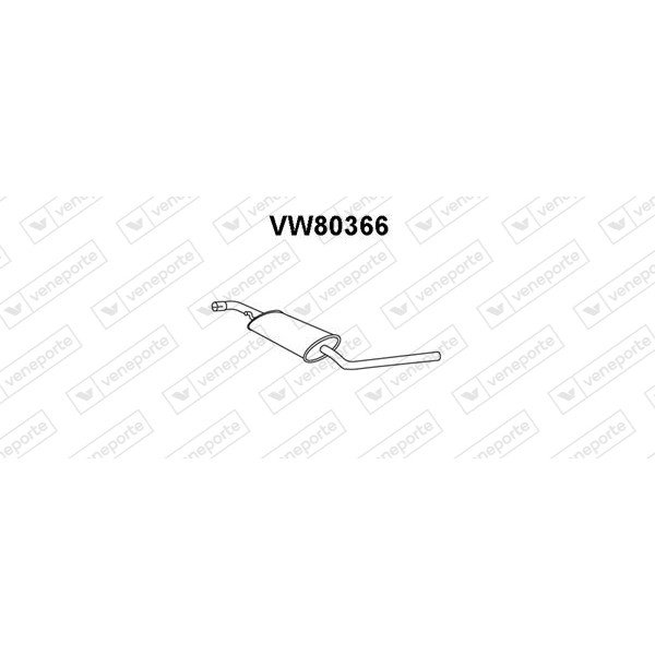 Tłumik VOLKSWAGEN - 028253409R  