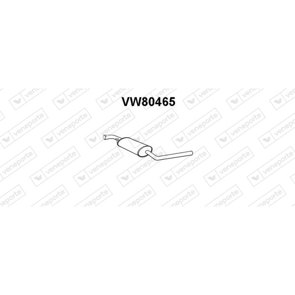 Tłumik VOLKSWAGEN - 074253409P JZW253409M 