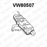 Tłumik VOLKSWAGEN - 1K6253609L  