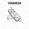 Tłumik VOLKSWAGEN - 1T0253181BN 1T0253207AM 1T0253609E