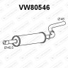 Tłumik VOLKSWAGEN - 2K0253209 2K0253209M 