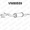 Tłumik VOLKSWAGEN - 1K0253209A 1K0253209T 