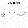 Tłumik VOLKSWAGEN - 1K0253209 1K0253209BD 1K0253209CP