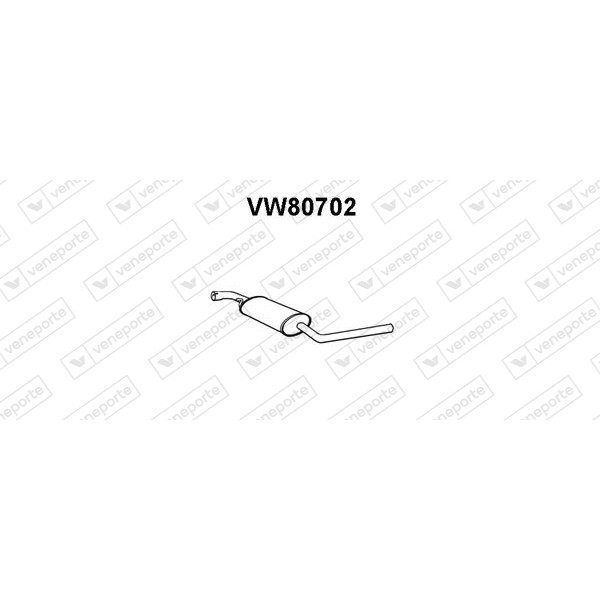 Tłumik VOLKSWAGEN - 028253409P 074253409P-SWB 