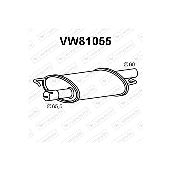 Tłumik VW CALIFORNIA VI, MULTIVAN VI, TRANSPORTER VI - 2.0TDi - 7E0253209E 7E0253209F